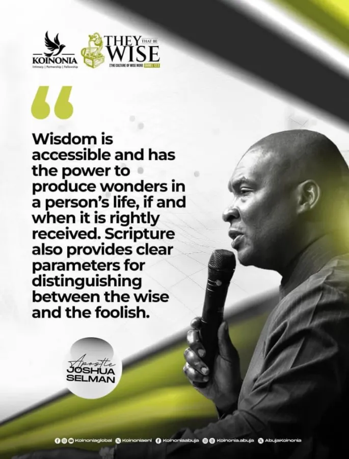 They that be wise - The ministry of Wisemen